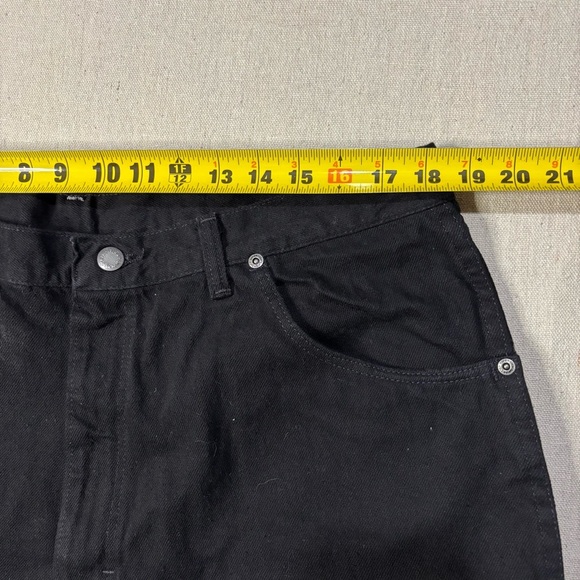 NWT Wrangler Authentics Relaxed Fit Black Denim Jeans Mens Size 40x30 - Picture 5 of 6
